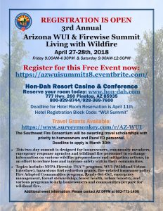 April 27-28, 2018: Arizona Wildland Urban Interface Summit