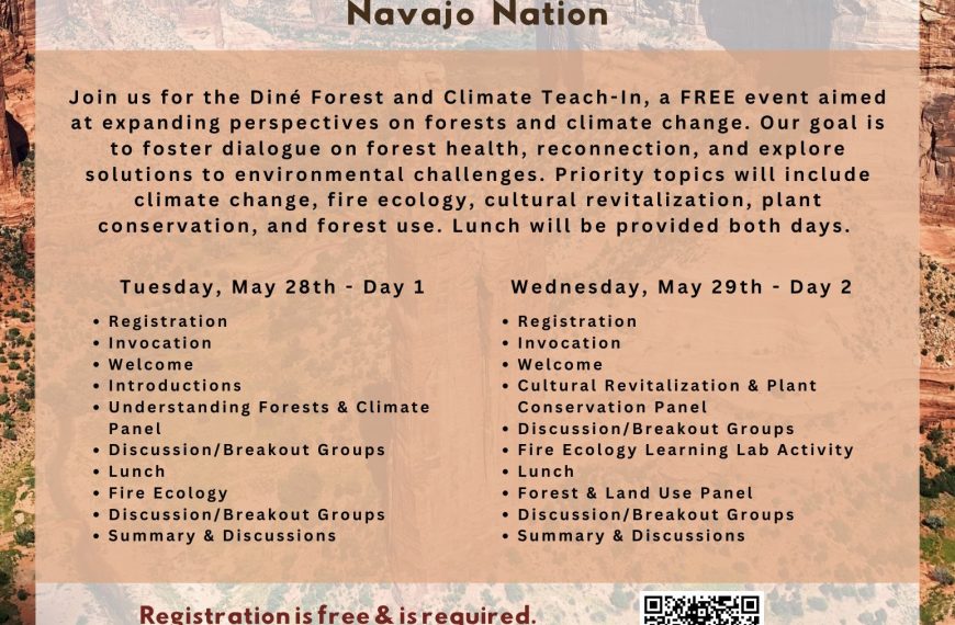 Diné Forest and Climate Teach-In