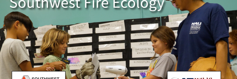 Image of kids learning about fire ecology